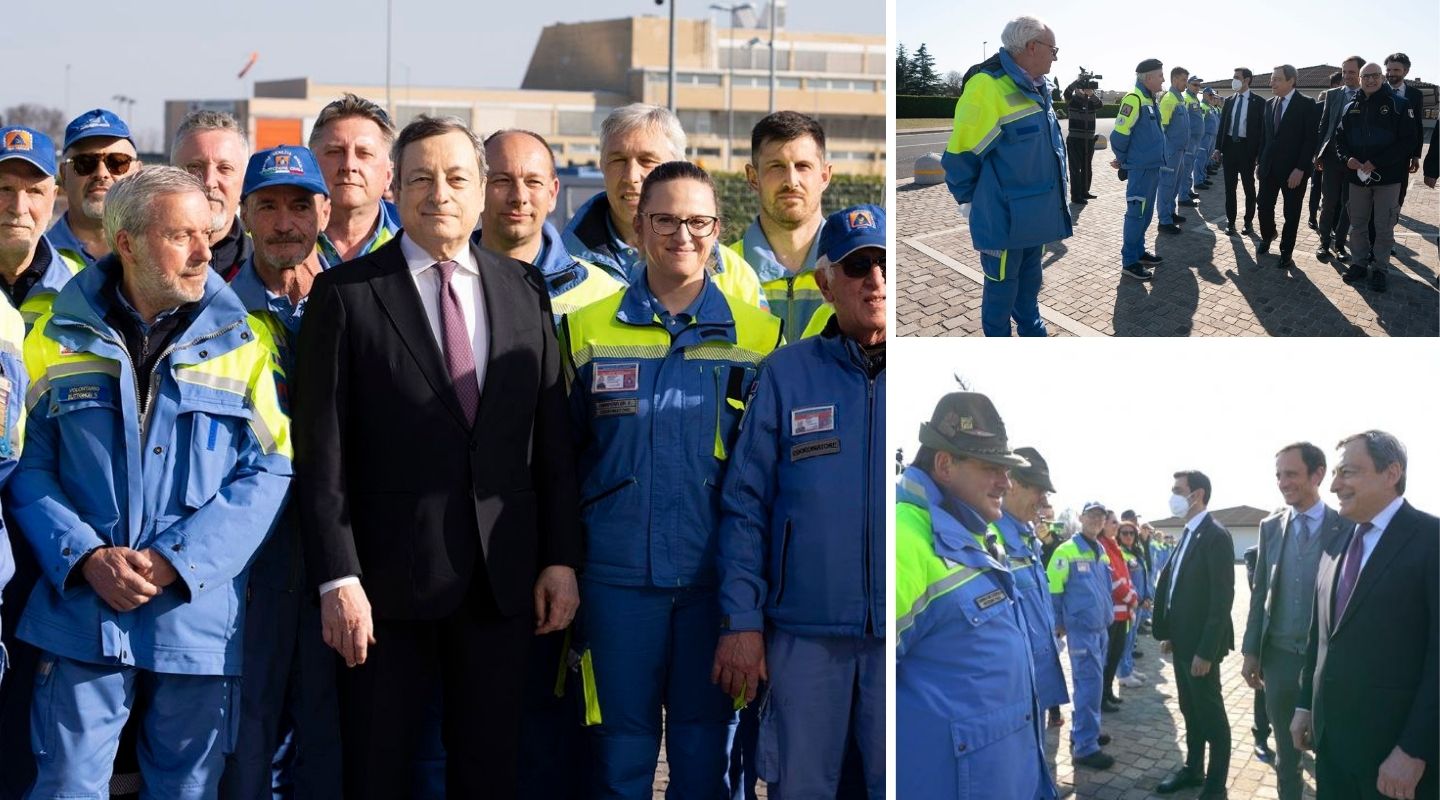 Immagine per Mario Draghi arriva a Palmanova, il vertice sulla crisi ucraina in Fvg